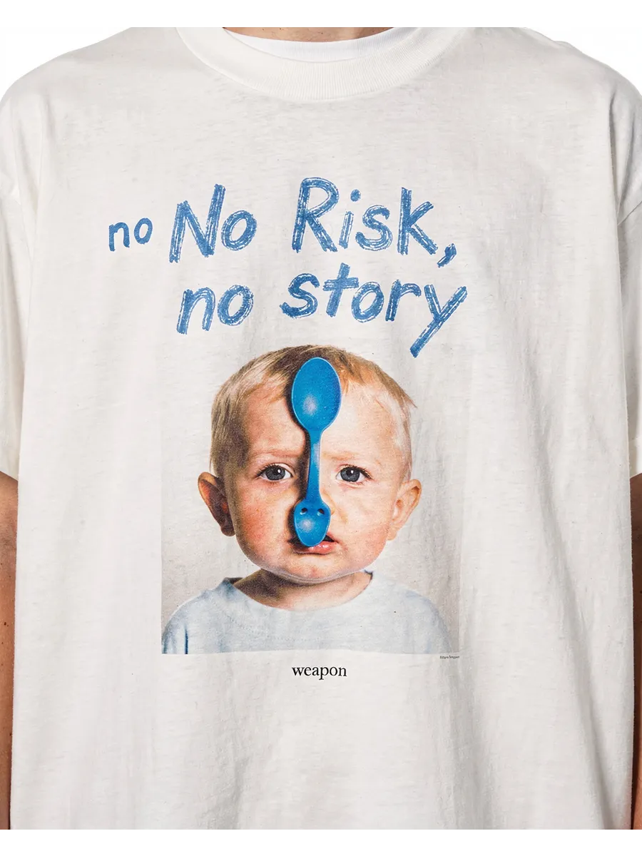«No Risk, No Story» — футболка удлинённая