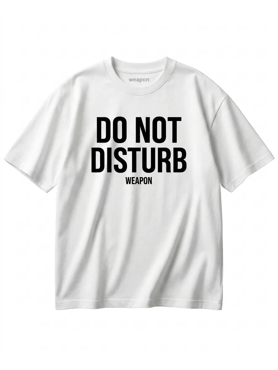«DO NOT DISTURB» — футболка оверсайз